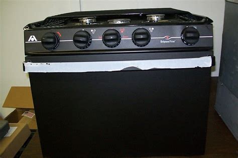 gas used rv stove oven combo
